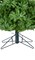Natural Green Aspen Fir Christmas Tree 6.5ft with 747 Tips Unlit PVC/Metal Hinged Branches and 44" Heavy Duty Stand